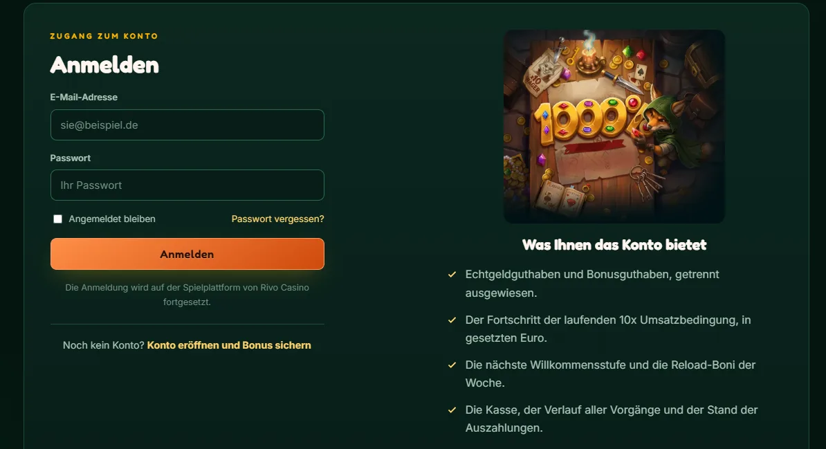 Rivo Casino Spiele